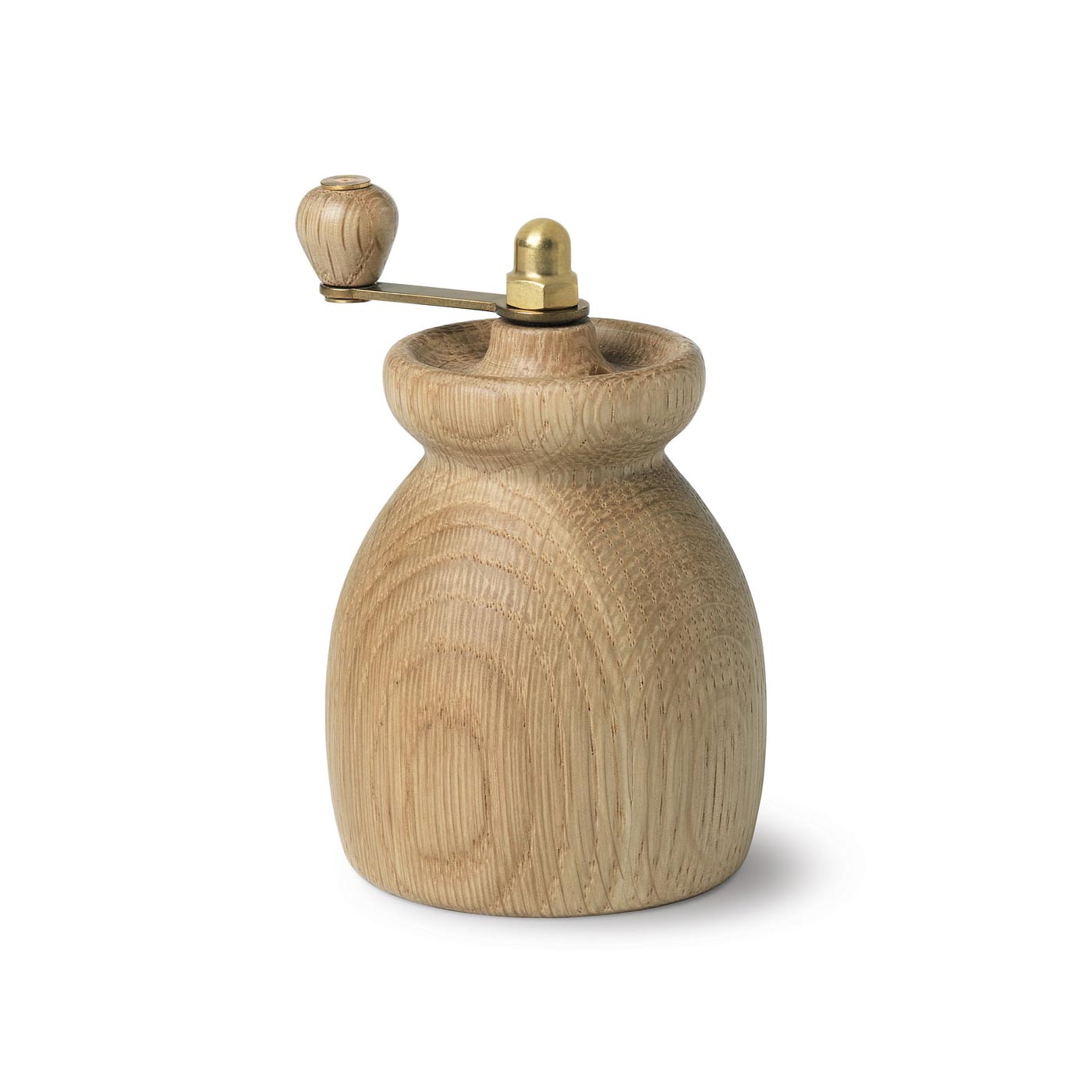 1 Menageri pepper mill h 9,5 cm, oak matt lacquered
